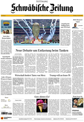 Cover of Schwabische Zeitung (Tettnang)