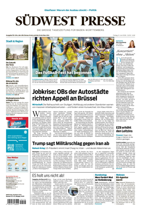 Cover of Sudwest Presse