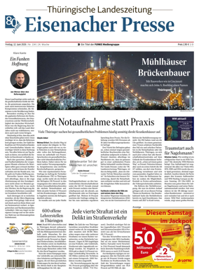 Cover of Thuringische Landeszeitung (Eisenach)
