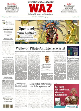 Cover of Westdeutsche Allgemeine Zeitung (Moers)