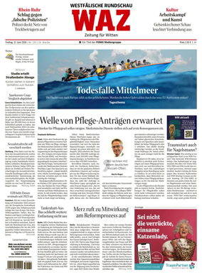 Cover of Westdeutsche Allgemeine Zeitung (Witten)