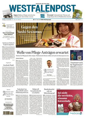 Cover of Westfalenpost (Olpe)