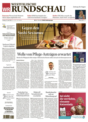 Cover of Westfalische Rundschau (Hagen Hohenlimburg)