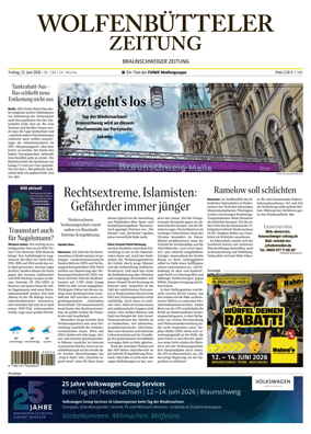 Cover of Wolfenbutteler Zeitung
