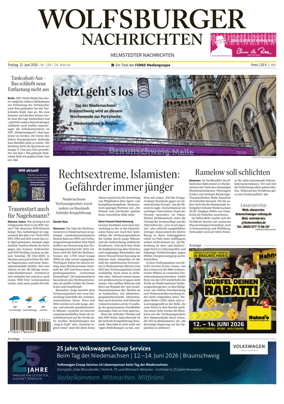 Cover of Wolfsburger Nachrichten (Helmstedt)