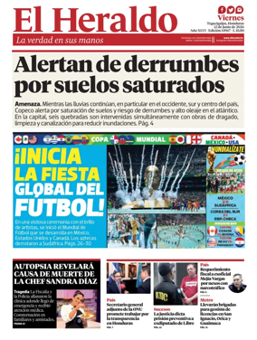 Cover of Diario El Heraldo