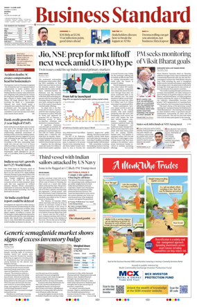 Cover of Business Standard