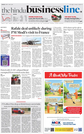 Cover of BusinessLine (Kolkata)