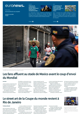 Cover of EuroNews (French Edition)