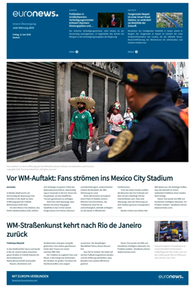 Cover of Euronews (German Edition)
