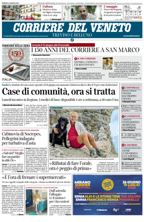 Cover of Corriere del Veneto (Treviso e Belluno)