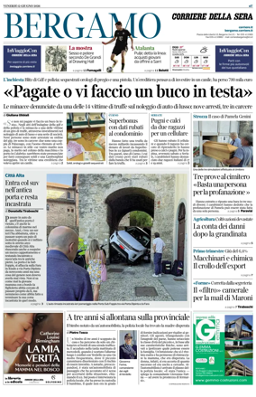 Cover of Corriere della Sera (Bergamo)