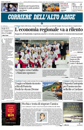 Cover of Corriere dell'Alto Adige