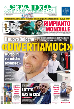 Cover of Corriere dello Sport Stadio (Bologna)