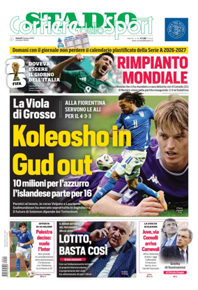 Cover of Corriere dello Sport Stadio (Firenze)