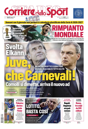 Cover of Corriere dello Sport