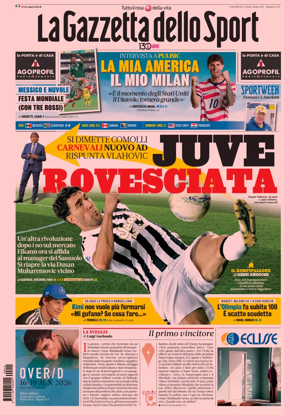 Cover of La Gazzetta dello Sport