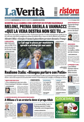 Cover of La Verita (Italia)