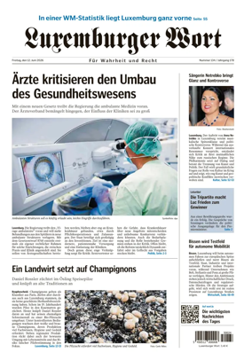 Cover of Luxemburger Wort