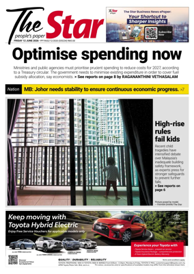 Cover of The Star Malaysia