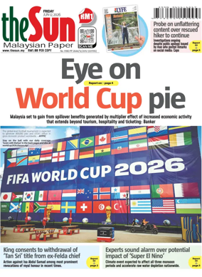 Cover of The Sun (Malaysia)