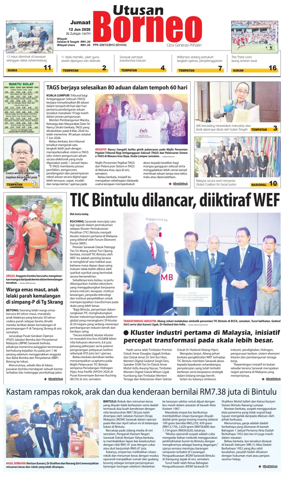 Cover of Utusan Borneo (Sarawak)