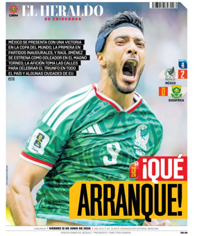 Cover of El Heraldo de Chihuahua