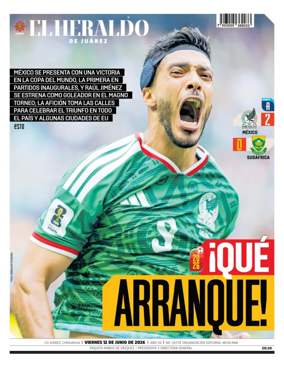Cover of El Heraldo de Juarez
