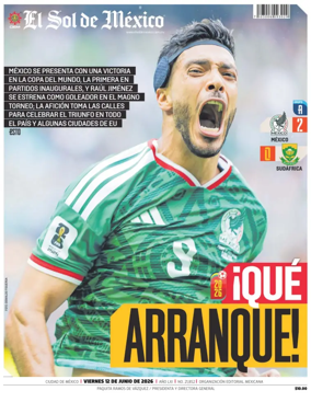 Cover of El Sol de Mexico
