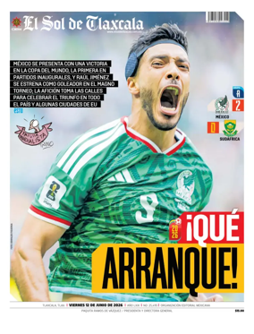 Cover of El Sol de Tlaxcala