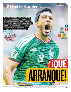 Cover of El Sol de Zacatecas