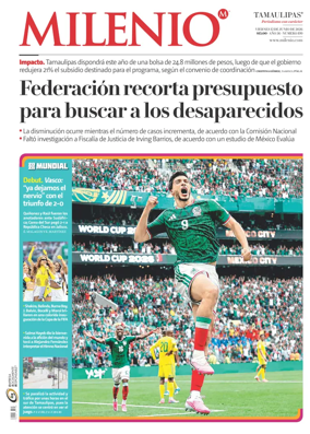Cover of Milenio Tamaulipas