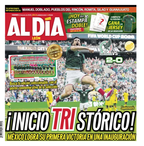 Cover of Periodico Al Dia (Leon)