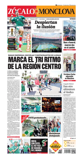 Cover of Zocalo Monclova