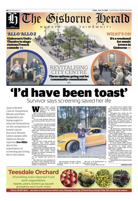 Cover of The Gisborne Herald