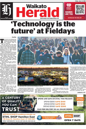 Cover of Waikato Herald