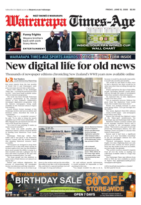Cover of Wairarapa Times-Age (NZ)