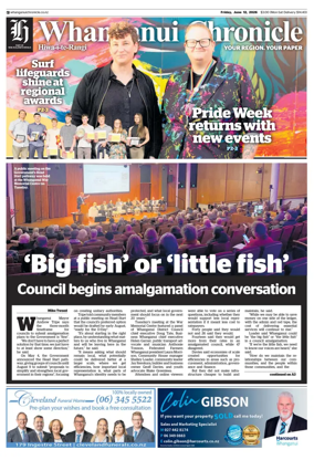 Cover of Whanganui Chronicle