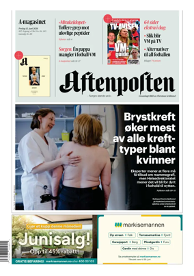 Cover of Aftenposten