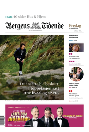 Cover of Bergens Tidende