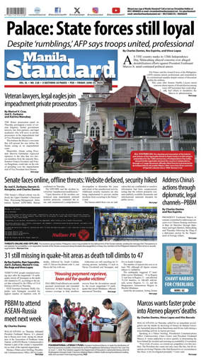 Cover of Manila Standard