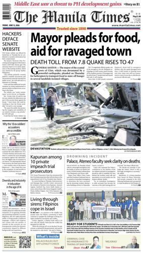 Cover of The Manila Times
