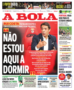 Cover of A BOLA (Portuguese)