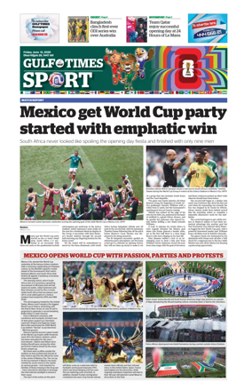 Cover of Gulf Times Sport