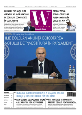 Cover of Romania Libera - Friday Edition