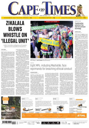 Cover of Cape Times