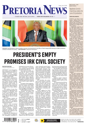 Cover of Pretoria News
