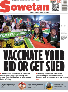 Cover of Sowetan