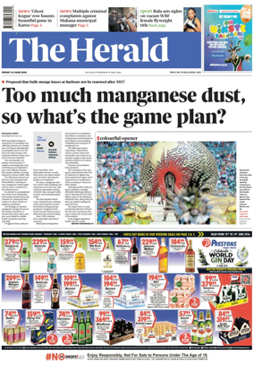 Cover of The Herald (South Africa)