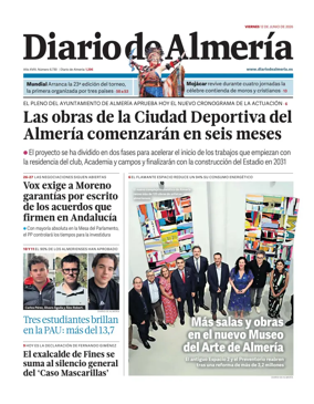 Cover of Diario de Almeria